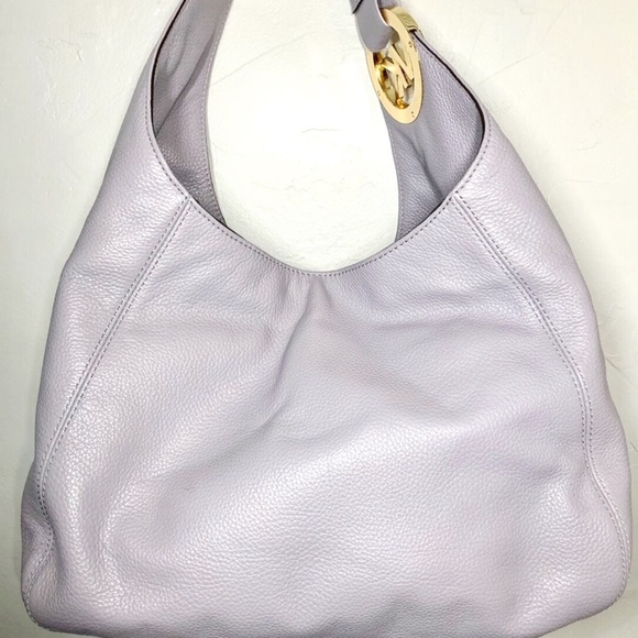 Michael Michael Kors Fulton Medium Slouchy Shoulder Bag Vanilla